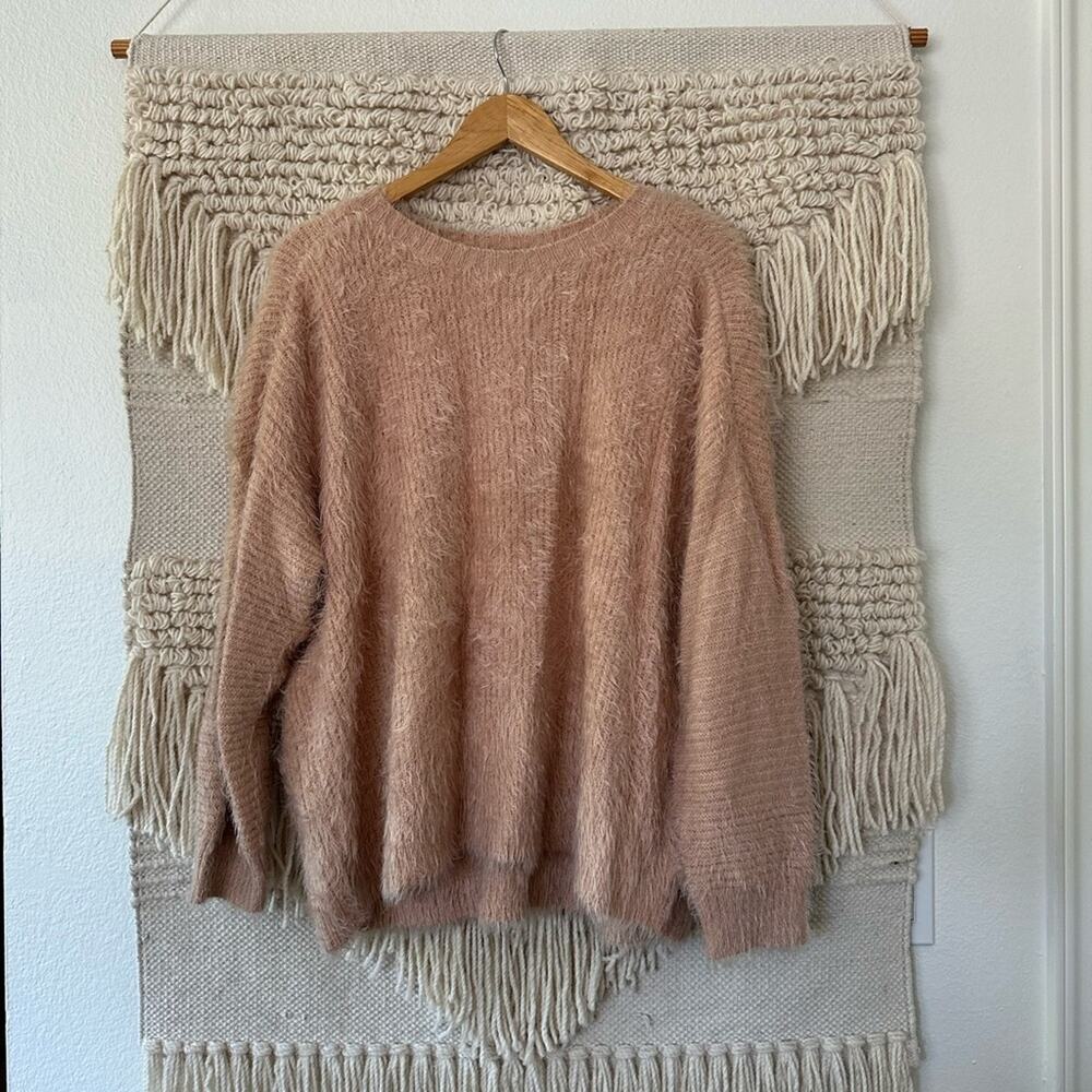 Minkpink Soft Serve Fluffy Rib Sweater NWT